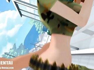 Several tittle nami doggystyle anal 3D