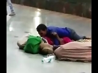 Desi couple having sex on touching public