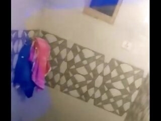 Desi Indian babe caught ablution by hidden cam - .com