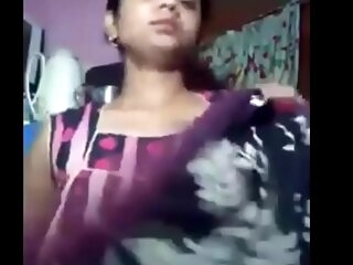 indian Brobdingnagian special aunt taking away infront be proper of cam