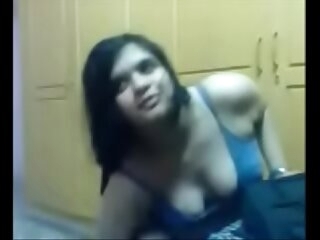 Pretty Hornny Indian Cooky with Nice Tits Masturbating